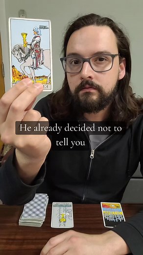 Clarity always comes after the behavior. #healreadydecided #whathesnottellingyou #relationshipclarity #situationship #tarotreading