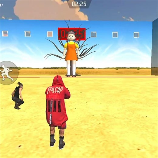 MONEY HEIST X SQUID GAME: RED AND GREEN LIGHT 🚨 #shorts #viral #freefire #squidgame