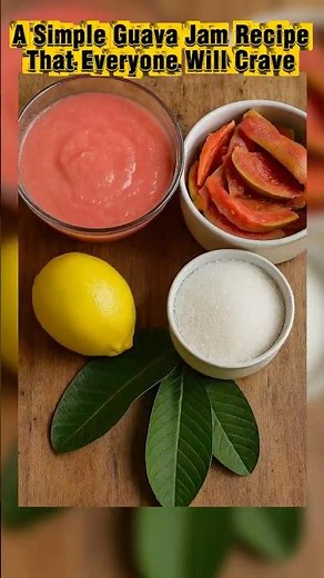 Transform Your Guavas into Delicious Jam in Minutes #recipe #cooking #shortsfeed