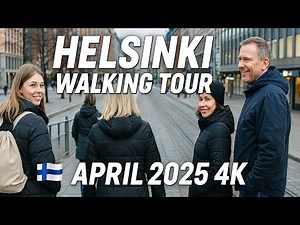 Helsinki City Centre Tour 🇫🇮 | Helsinki Finland 2025 4K