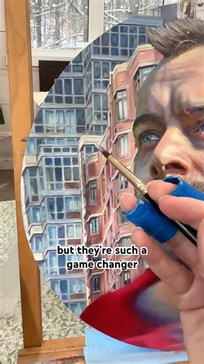 Make these finger protectors for painting! 🧑‍🎨 #artisttips