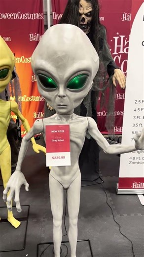 Grey￼ alien ￼ from Halloween costumes ￼
