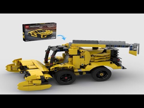 LEGO Technic Combine Harvester 42205 Alternate Build.