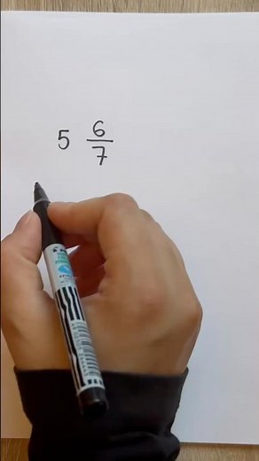How to Convert Mixed Numbers to Improper Fractions Fast 🧠✏️#shorts #maths