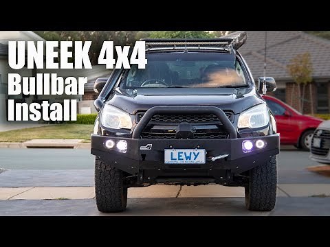 Holden Colorado Bullbar Installation - Uneek 4x4