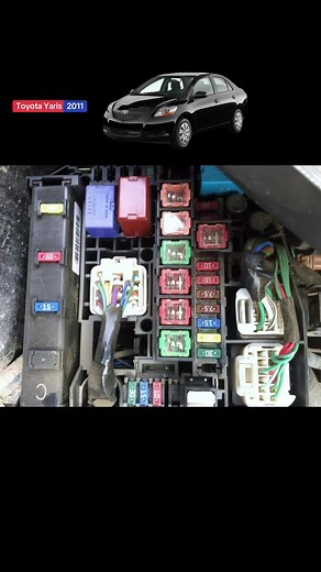 Toyota Yaris (2007–2011) Fuse Box Diagram Explained