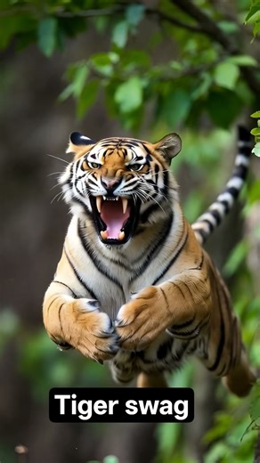 Tiger Attacking Swag | The wild Big cat | Wild zoo geography