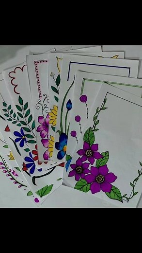 10 Easy border designs