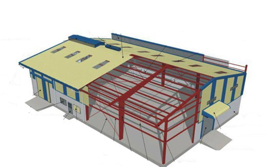Revit 教程--钢结构仓库结构BIM模型建模教程