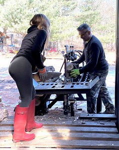 399K views · 3.8K reactions | Splitting and stacking directly into the woodshed and filling it for upcoming winter. A throwback video to March of 2021. Part 2 and 3 coming soon... #splittingwood #firewoodstorage #woodshed #throwback #stackingfirewood #back40firewood #woodhound | Back 40 Firewood | Facebook