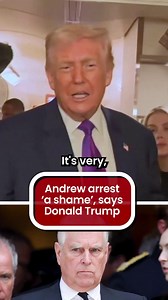 Donald Trump breaks his silence on Andrew's arrest | The Mirror