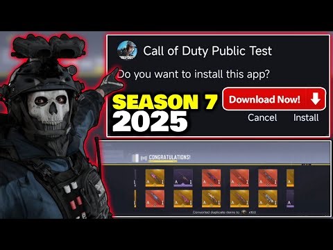 Season 7 Test Server Latest Version Cod Mobile 2025 || S7 Codm Test Server How To Download (2025)