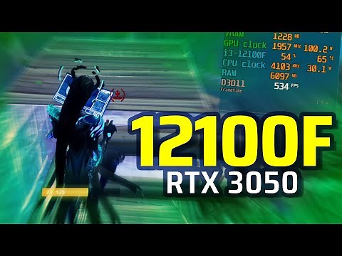 Core i3 12100F - Best Budget CPU for 240+ FPS Fortnite?