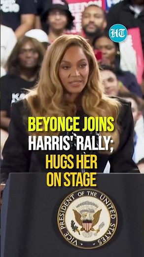 American Singer Beyonce Bats For Kamala Harris At Houston Rally