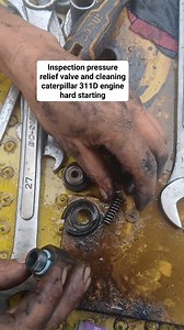 74K views · 726 reactions | #viralpost2025 #fbreels #mechaniclife Inspection common rail pressure relief valve hard starting caterpillar 311D | Roberto Bello | Facebook