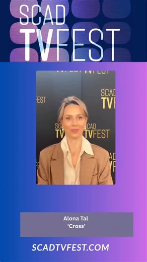 Alona Tal gets technical with answer on when to pull back versus going in all emotionally in a scene. The new season of ‘Cross’ premieres Feb 11th #scadtvfest #crossonprime | Black Girl Nerds