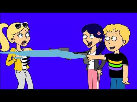Marinette And Adrien Do The Paintball Prank On Chloé
