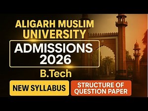 AMU Admissions 2026 #aligarhmuslimuniversity