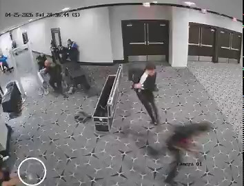 The DOJ has released high-quality video of Cole Allen sprinting through a checkpoint near the WHCA dinner. This is not AI unlike other footage.Secret Service says Allen shot one agent with his shotgun and there was no friendly fire.
