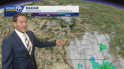 Chances of rain and storms continue today with Ruidoso under a flood watch this afternoon