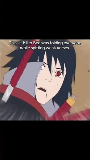 KILLER BEE WAS RAPPING WHILE FIGHTING 😂 #funny #anime #meme #memes #shorts #naruto #onepiece