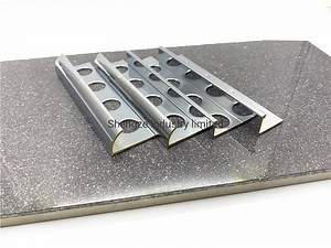 [Hot Item] Flooring Accessories Aluminum Ceramic Round Tile Edge Trim Profile for Wall Decorative