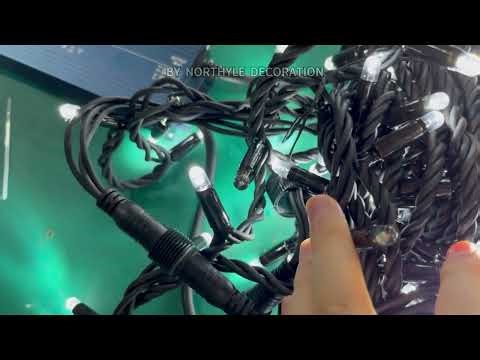 IP68 DC24V Rubber LED String Lights for Commercial Outdoor Decoration