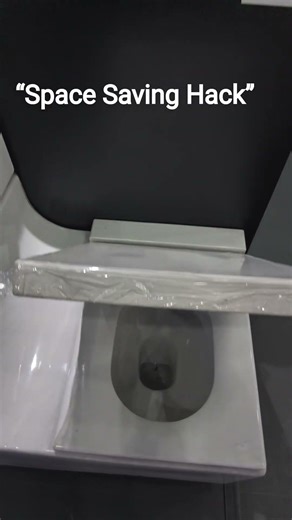 Small Bathroom Design Idea | Commode + Basin Together (Space Saving Hack)