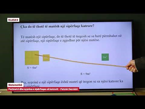 6701 - Matematikë - Perimetri dhe syprina e sipërfaqes së katrorit