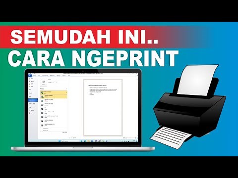 Cara Print Di Laptop Atau PC | Tutorial Cara Print Dokumen Untuk Pemula