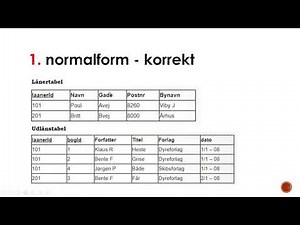 normalisering