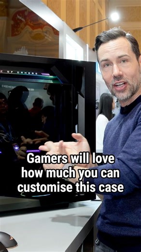 GadgetGuy - Tech News and Reviews on Instagram: "ASUS's ROG G1000 is for the gamer who wants to take case customization to the next level - now with 3 holograms! You can upload images, logos or text to 3 different holo spots, and there's plenty of RGB effects too. Plus, as it's from ROG, it's designed for gamers, with a specialised cooling architecture to isolate the CPU and GPU areas. #ASUSROG #GamingPC #CustomPC #RGBLighting #GamerLife #PCGaming #HoloGraphics #GameOn #TechInnovation #CoolingSo