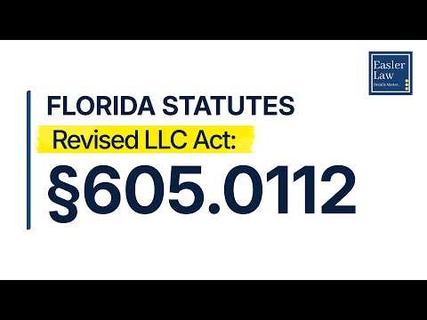 §605.0112: Name of a Limited Liability Company | Florida Revised LLC Act