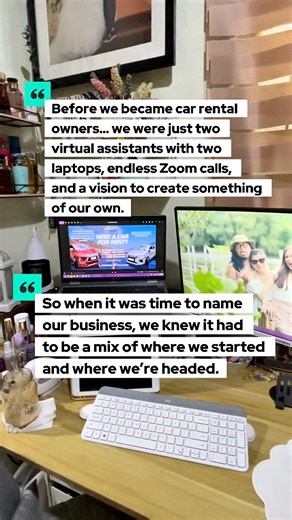 Every business starts with a story, ours began with two laptops, countless Zoom calls, and one big dream. 💻 From virtual assistants to car rental owners, that’s how ZoomRide came to life. ❤️ | ZoomRide Self Drive Car Rental