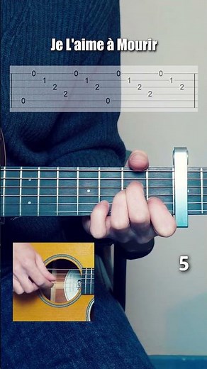 Je L'aime à Mourir (Francis Cabrel) #guitare #tutorial