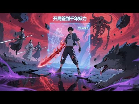 🎊【一口气看完】《开局签到千年妖力》1~60集全 异界入侵，楚默凭借着签到系统和坚韧的意志，获得妖兽之力，战斗经验，从一个普通人渐渐崛起！#热血 #都市 #异能 #逆袭 #末世