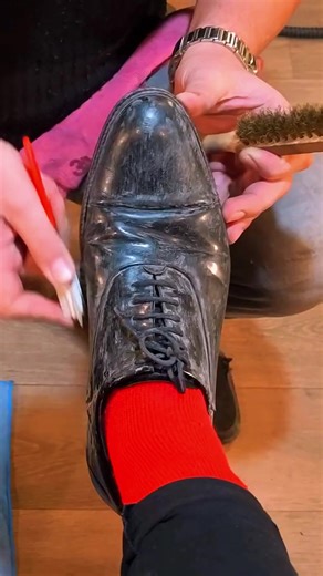 Relaxing ASMR Shoe Cleaning Experience