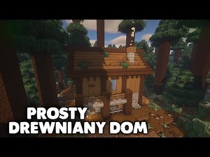 MINECRAFT - HOW TO BUILD A SIMPLE WOODEN HOUSE - MINECRAFT BUILDINGS #45