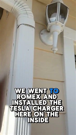 Tesla Charger Install ⚡ Clean Surface Run Front to Back | Thousand Oaks