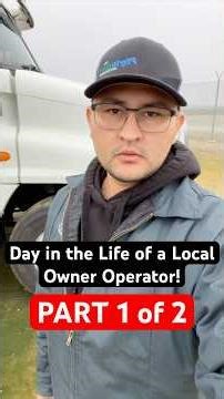 Day in the Life of a Local Owner Operator! #owneroperator #trucking #semitruck #localtrucking