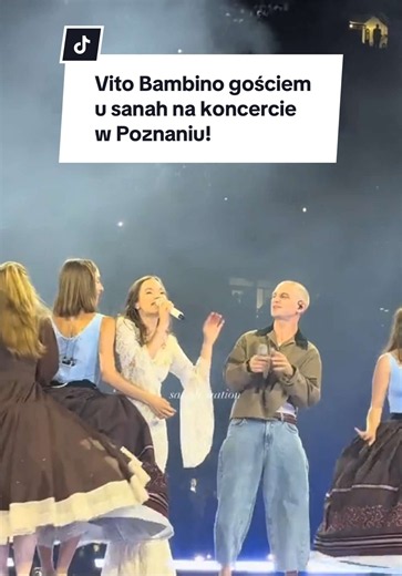 Pierwszy raz od bardzo dawna sanah i Vito Bambino pojawili się na wspólnej scenie, wykonując piosenkę „Ale jazz“! Jak Wasze wrażenia? 🏟️♥️ @sanah @Magic Records @Eventim Polska ✨ @DM Agency #sanah #poznań #stadion #vitobambino #alejaz @Vito bambino