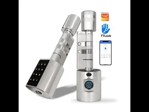 Smart cylinder installation electronic lock ttlock tuya Bluetooth