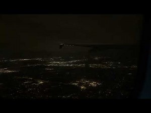 Delta A320 Nighttime Departure from Minneapolis