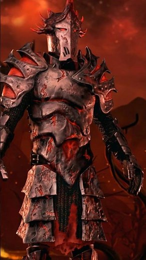 Daedric armor Looks Metal #skyrim #skyblivion