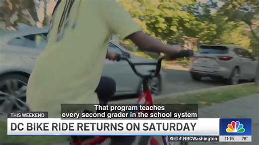 This weekend, thousands are taking to the streets for the DC Bike Ride 🚴🏿, including Zalil of Anne Beers Elementary School. He's excited to show off his skills, after learning to ride last year in his PE class. 🚲 | DC Public Schools