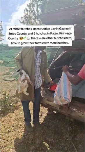 Rabbit Hutches - Embu & Kirinyaga Construction Day