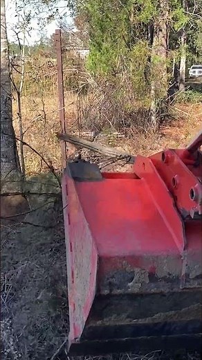 OVERGROWN Fence Line Cleared with Compact Tractor!