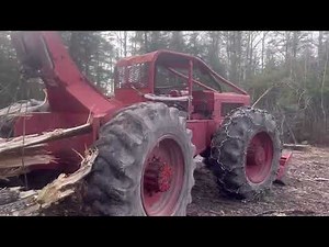 Timberjack 230 skidder logging firewood