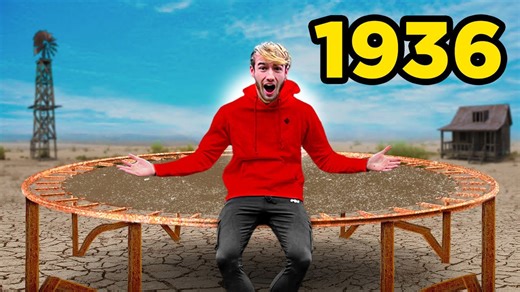 Exploring the OLDEST Trampoline Ever Made!