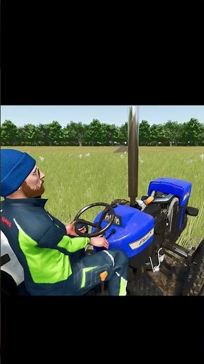 New Holland 3630 full modified turbo engine full loading wood trolley off road Indian tractor game